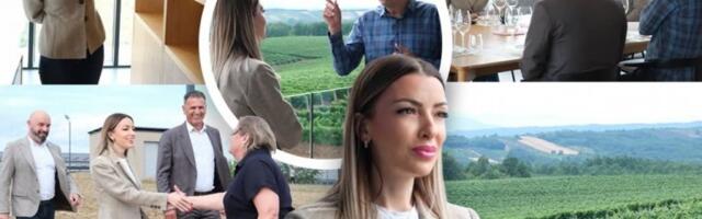 "NASTAVLJAMO DA PODRŽAVAMO ONE KOJI INVESTIRAJU:" Ministarka Mesarović u Blacu posetila vinariju "DOJA" (FOTO)