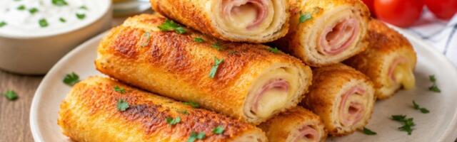 Hrskave tost rolnice sa sirom i šunkom: Doručak gotov za 10 minuta