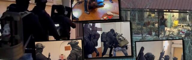 Pogledajte filmsku akciju specijalaca: Naoružani razvalili vrata i pohapsili kriminalnu grupu (VIDEO)