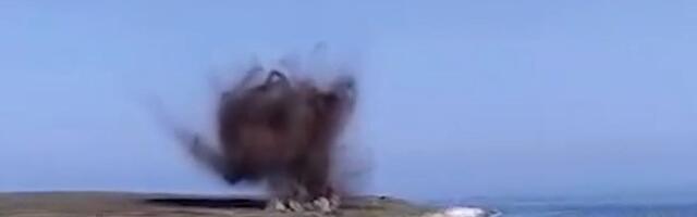 Snažna eksplozija odjeknula u Istri: Pogledajte kako su uništili bombu