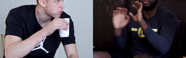 AMERIKANCIMA NIJE BILO GADNO SAMO ŠTA JEDE, VEĆ I KAKO! Smailagić Voriorsima doneo srpsku hranu, nije im se svidelo - pa je NESTALO sve /VIDEO/