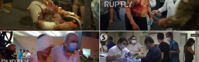 (UZNEMIRUJUĆE) STRAVIČNI SNIMCI IZ BOLNICA U BEJRUTU! Porodice u panici traže najmilije, ljudi krvare po hodnicima!