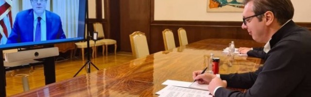 VUČIĆ RAZGOVARAO SA SPECIJALNIM IZASLANIKOM AMERIČKOG STEJT DEPARTMENTA za Zapadni Balkan Metjuom Palmerom! /Foto/