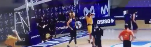Teška povreda Dejana Todorovića, krici u praznoj hali i prekid utakmice (VIDEO)