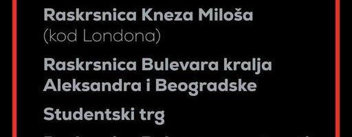 I u Leskovcu akcija ProGlasa: Zastani Srbijo u 11.52 ispred Robne kuće