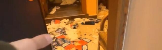 Iznajmili apartman u Beogradu i napravili haos (VIDEO)