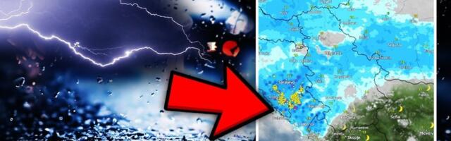 Ovaj deo Srbije na udaru: Ni Beograd neće biti pošteđen - Evo kako će se nevreme kretati do kraja dana (MAPE)