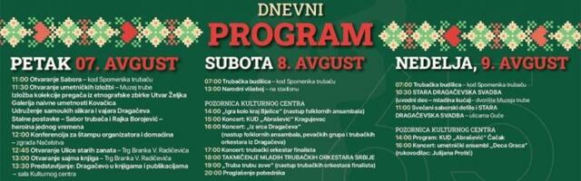 BOGAT KULTURNO-UMETNIČKI PROGRAM U GUČI: Pozornica Kulturnog centra od 7. do 9. avgusta u znaku narodne tradicije, pesme i takmičenja trubača!