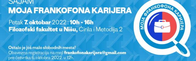 Sajam “Moja frankofna karijera” i donacija knjiga Francuskog instituta osnovnim školama