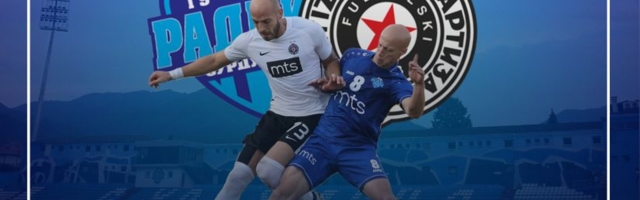 UŽIVO: Radnik - Partizan 0:0! Prekid u Surdulici zbog transparenta Grobara