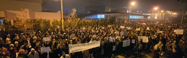 Veliki broj građana podržao studentske proteste u Novom Pazaru