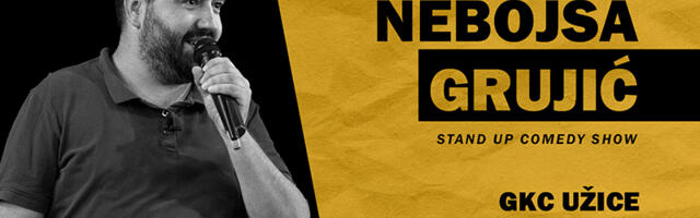 Stand up Nebojše Grujića u GKC-u