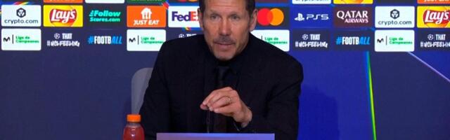 Simeone posle plasmana  u osminu finala Lige šampiona: Puno smo radili, srećan sam!