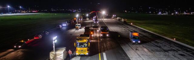 Aerodrom Sarajevo završio veliku sanaciju poletno-sletne staze