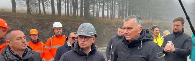 Vesić obišao radove na putu Zlatibor – Borova glava (VIDEO)