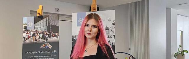 Teodora Šiklošić dobitnica nagrade Univerziteta u Novom Sadu za naučno-istraživački rad