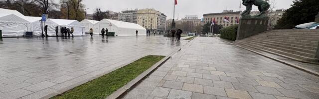 Prvi snimci iz Ćacilenda! Na mestu gde je blokader izbo čoveka još uvek stoje tragovi krvi (VIDEO)