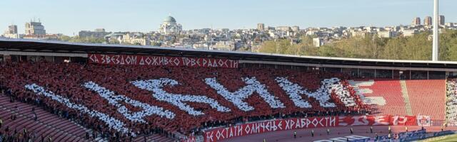 Sjajna koreografija Delija na početku derbija: Navijači nisu zaboravili Jaćima! (VIDEO)