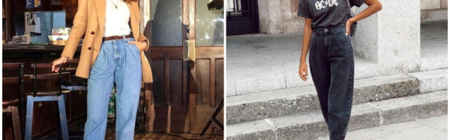 Šik i veoma udoban široki džins u obliku bačve