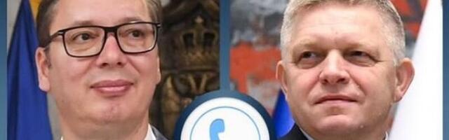 VUČIĆ RAZGOVARAO SA FICOM: Snažno je podržao borbu Srbije za mir i stabilnost u zemlji, a protiv je onih koji to podržani spolja ugrožavaju