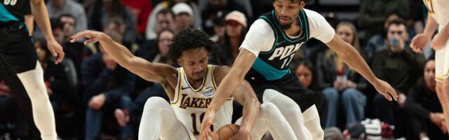 Dončić se povredio, Lejkersi tonu sve dublje! /VIDEO/