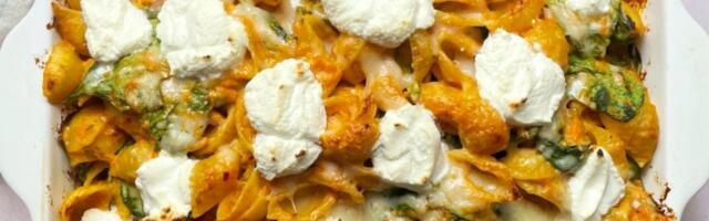 Pasta sa bundevom, spanaćem i 3 vrste sira