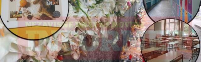 NA ZIDOVIMA I DALJE RUPE OD METAKA... Informer prvi u OŠ "Vladislav Ribnikar" - Dan uoči povratka dece u školu i dalje sve podseća na jezivo krvoproliće (FOTO)