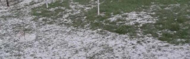 Jako olujno nevreme pogodilo ovaj srpski grad, padao grad veličine oraha: Meštani očajni, uništene im maline!