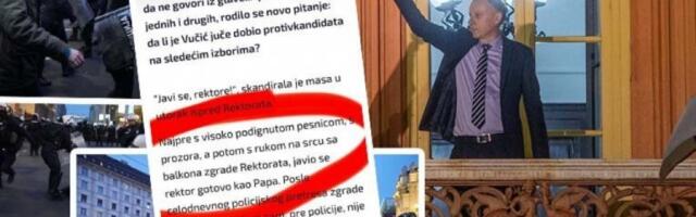 N1 PROGLASIO ĐOKIĆA ZA PAPU! SKANDALOZNO IZVEŠTAVANJE BLOKADERSKOG TABLOIDA: Rektora predstavili kao verskog poglavara