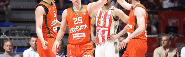 Evo gde možete da gledate uživo TV prenos meča Cedevita Olimpija - Zvezda u plej-ofu ABA lige