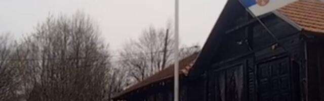 Osveštan jarbol visok 12 metara Srpskog četničkog pokreta na Ravnoj Gori