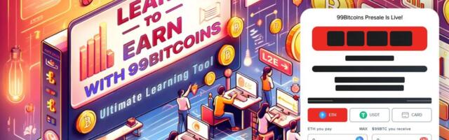 99Bitcoins token prelazi cifru od 1.2 miliona dolara u fazi pretprodaje projekta Learn-2-Earn