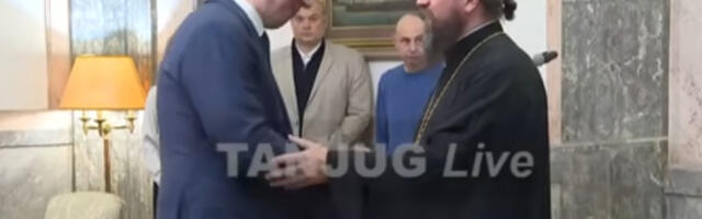 (UŽIVO) Vučić na sastanku sa episkopom Sergijem, biće mu uručen Orden Novomučenika bihaćko-petrovačkih