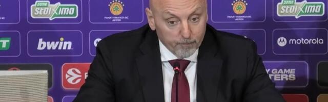 “Dobra ti je provokacija”: Saša Obradović se iznervirao zbog našeg pitanja posle poraza od Panatinaikosa