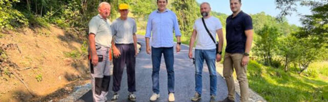 Asfaltiran put za Podnemić