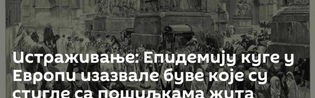 Истраживање: Епидемију куге у Европи изазвале буве које су стигле са пошиљкама жита