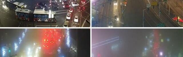 KILOMETARSKE KOLONE U BEOGRADU! Gusta magla napravila potpuni haos u popodnevnom špicu - EVO GDE JE NAJGORE (FOTO)