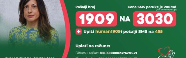 Humanitarna fondacija „Budi human – Aleksandar Šapić“ prikuplja novčana sredstva za Marijanu Aksić