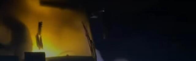 Novi užas posle duela Zvezde i Novog Pazara: Zapalio se autobus navijača gostiju /VIDEO/