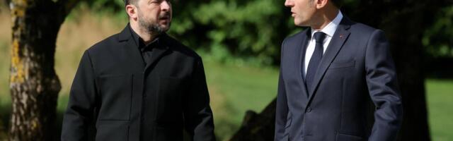 Šokantan snimak Zelenskog dok izlazi iz auta na G7! Pogledajte šta mu je Makronov žandarm uradio!