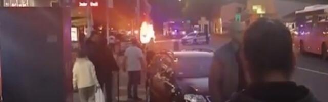 Tri eksplozije na Miljakovcu, zapalio se kombi (VIDEO)