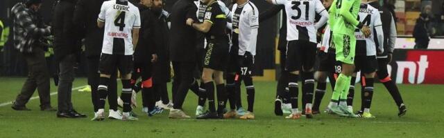 Ekspresna odluka! Udineze kažnjen zbog rasističkog ponašanja navijača