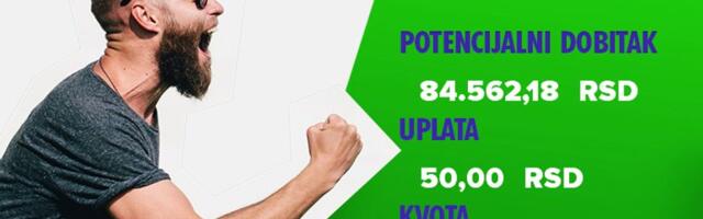 LUDI TIKET, sreda, 84.562 dinara: Šumadijska ljuta guja