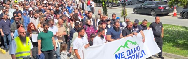 „Nećete kopati“: Novopazarci protiv rudnika zlata na Rogozni