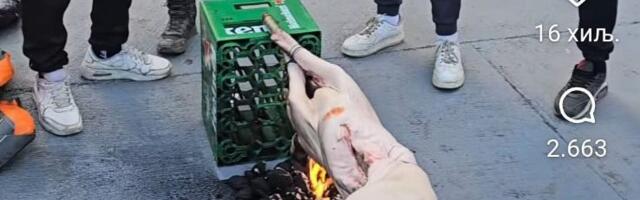 SSP: Pečenjem praseta na trgu aktivisti SNS vređali verska osećanja pripadnika muslimanske veroispovesti (VIDEO)