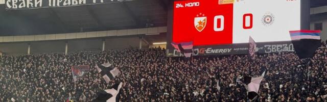 Delije na krov ispod juga okačili transparent svaki pravi Grobar Tuđmana Franju slavi, a onda je nastao haos