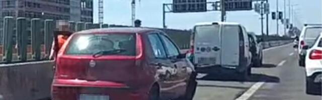 LANČANI SUDAR KOD GAZELE: Sudarili se pikap i dva putnička vozila, stvorile se gužve u pravcu ka Novom Beogradu (VIDEO)