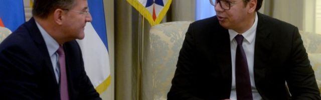 NASTAVLJEN DIJALOG BEOGRADA I PRIŠTINE! Počeli razgovori Vučića, Hotija, Borela i Lajčaka