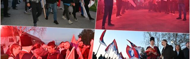 SRBI SA KIM NASTAVLJAJU PUT KA BEOGRADU: Prepešačiće kilometre da bi svojim gestom pokazali koliko vole Srbiju! Pogledajte kako su sinoć dočekani u Prijeljini