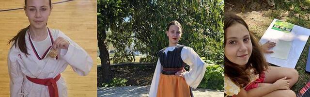 Branka Milenković je uspešna karatistkinja i odličan đak, a bavi se i folklorom i crtanjem